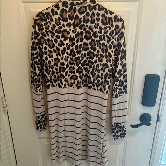 Lovely Melody Leopard and Stripe Cardigan - Picture 3 of 4